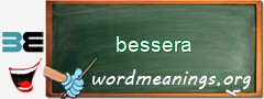 WordMeaning blackboard for bessera